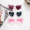 Wholesale sunglasses bride party sunglasses diy heart bridesmaid bride glasses