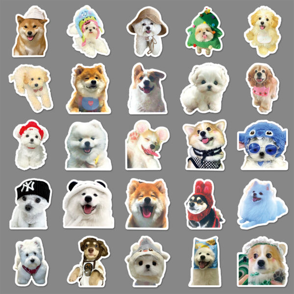 Wholesale cute dog cartoon stickers