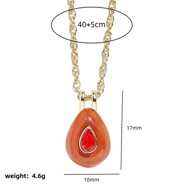 Wholesale Twelve Birthday Stone Colored Zircon Necklace