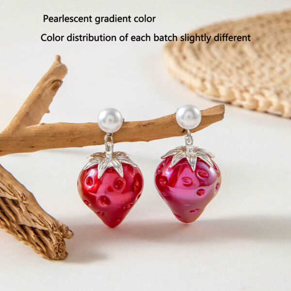 Wholesale Strawberry Earrings Lover Strawberry Earrings Women