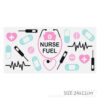 Wholesale Nurse Medical Health UV DTF transfer Crystal label Cup sticker tear and paste 24cmX11cm1Yc47311