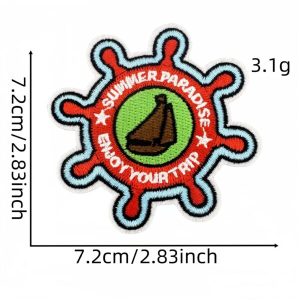 Wholesale Cartoon World Landmark Pattern Embroidery DIY Patches