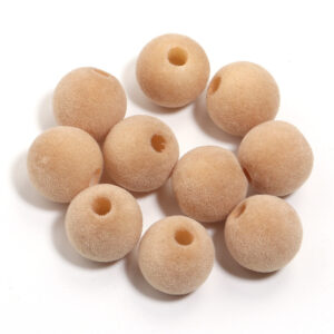 Round light brown / Size: outer diameter 16mm, hole diameter 4.7mm