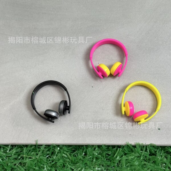 Wholesale Doll colored multi specification headphones Doll Accessories