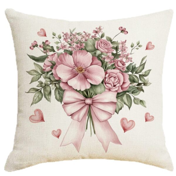 O1CN01TPkzi62BnTJyq4W5r_4183138383-0-cib Wholesale Pink Valentine's Day Pillow Cover Linen Love Letter Print