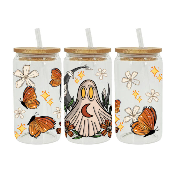 Wholesale UV Transfer Paste Glass Crystal Label Crystal Paste Cross-border Special Paste for 16oz Glass Cup 23cmX11cm