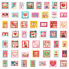Wholesale 300pcs Pink Valentine's Day Graffiti Stickers