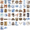 O1CN01TSx3J61jtbOBa0jiJ_2204108134606-0-cib Wholesale Cartoon Blue Brown Cowboy Graiti Waterproof Vinyl Stickers