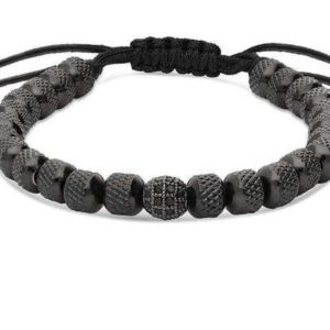 6mm pineapple beads 1 black diamond ball