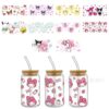 Wholesale Sanrio coolometi UV DTF transfer crystal transparent stickers waterproof scratch-resistant cartoon wholesale cross-border