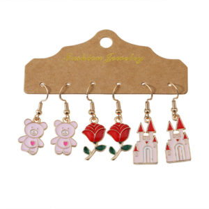 ZCE500/Piggy 4cm Rose 4.3cm Castle 4.5cm