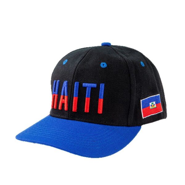 Wholesale Multi country flag hat color blocked flat brimmed baseball cap