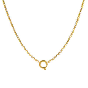 Small sailor button round pearl chain
