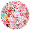 Wholesale 50pcs Valentine's Day Cute Cartoon Graffiti Waterproof Stickers