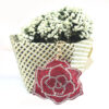 Wholesale Valentine's Day Multi-color Diamond Rose Flower Keychain