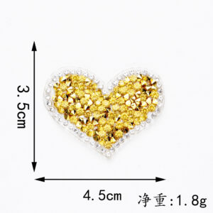 4.5*3.5CM golden love