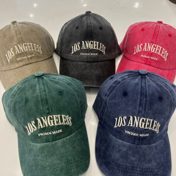 Wholesale Retro washed letter sunshade baseball cap