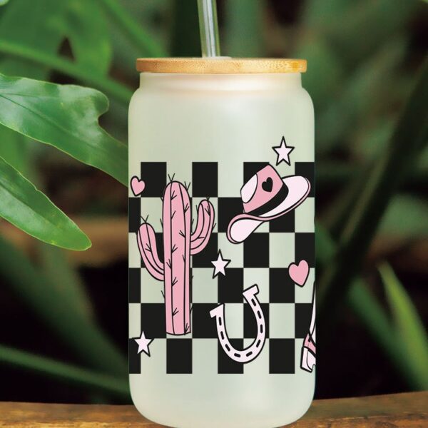 Wholesale UV Transfer Paste Glass Crystal Label Crystal Paste Cross-border Special Paste for 16oz Glass Cup 23cmX11cm