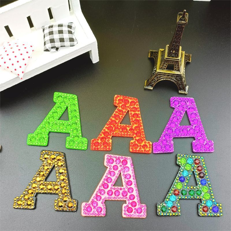 Wholesale Hot stamping 26 English letters embroidery DIY Patches