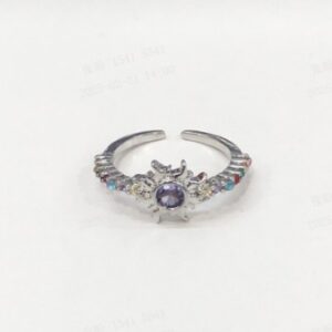 Colored ring-silver