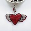 Wholesale Creative Diamond-Encrusted Heart Keychain