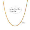 Wholesale Fried Dough Twists Chain Necklace