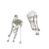 Wholesale Crystal Flamingo and Little Swan Inlaid Alloy Beads