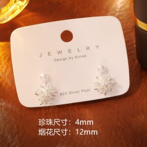 2 pairs of fireworks earrings in one card