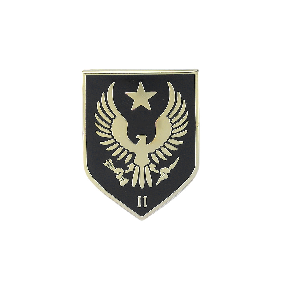Wholesale Game Peripherals Halo Halo Spartan Ii Plan Logo Brooch Five-inted Star Eagle Metal Badge