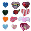 Wholesale Multi colored love sequins cartoon embroidery DIY Patches