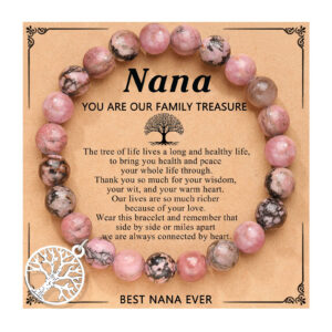 8mm rhodolite+nana card / 19cm
