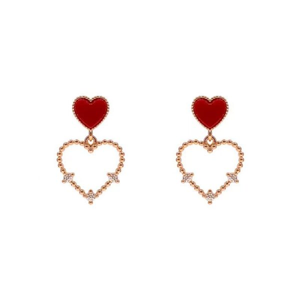 O1CN01TwOza81jEpsaJKwv9_2212072154517-0-cib Wholesale Sweet red heart-shaped earrings