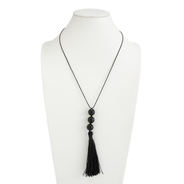 O1CN01TwRUK323kFcH8uTzW_2588757293-0-cib Wholesale Black acrylic tassel long necklace