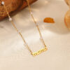 Wholesale Mother's Day Letter Mama Necklace Titanium Steel Necklace