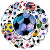 Wholesale 60 Cute Cartoon Soccer Waterproof Vinyl Stickers