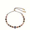 Wholesale Devil's Eye Bracelet Gold Tail Bead Pull Drawstring Crystal Bracelet