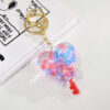 Wholesale Cartoon Oil Flow Sand Bottle Acrylic Keychain Car Keychain