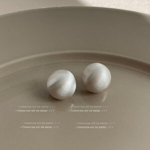 Semicircle brushed Silver-Silver Needle