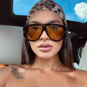 Wholesale pilot-style oversizede sunglasses Women Sunglasses