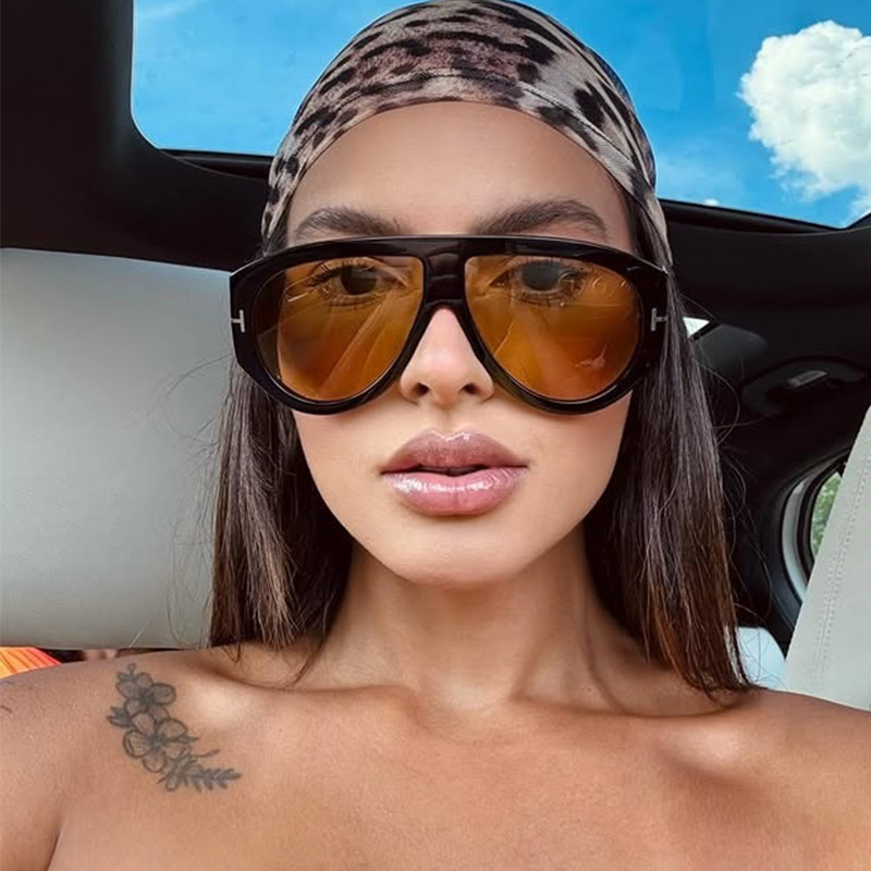 Wholesale pilot-style oversizede sunglasses Women Sunglasses