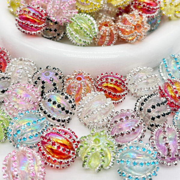 O1CN01U5dUQR1QqPuBxiewj_2215566152027-0-cib Wholesale Diamond Chain Pumpkin Colorful Lantern Beads