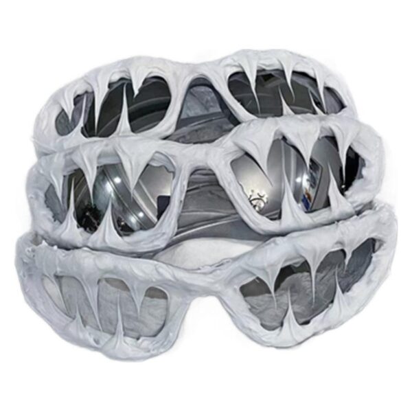 Wholesale Fashion avant-garde personalized handmade sunglasses unique styling hipster glasses creative punk style catwalk sunglasses for men and women