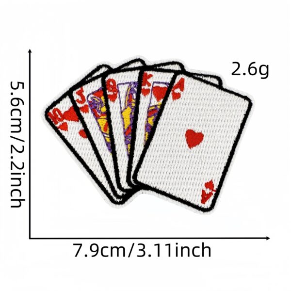 O1CN01U7U7dY2DZOJhfdhjf_3283688623-0-cib Wholesale Cartoon Playing Card Spade A Cloth Patch Badge