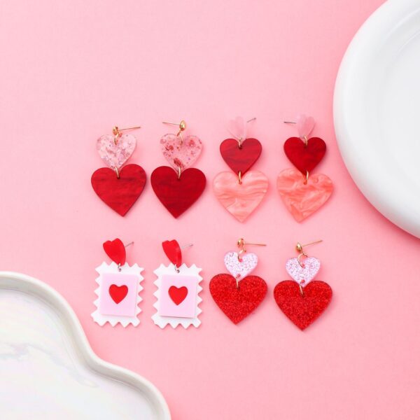 Wholesale Valentine's Day Love Earrings Design Sense Earrings