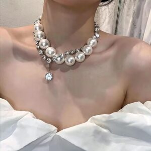 23 # Necklace-1 piece-pearl wrap necklace d1557