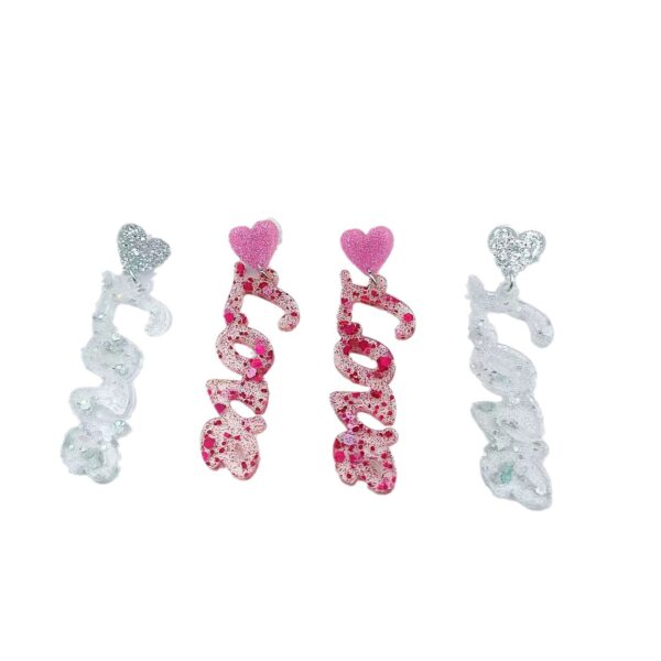 O1CN01UAHrfz1Bs2vPdfuKF_0-0-cib Wholesale shiny love acrylic Valentine's Day earrings shiny stud earrings jewelry