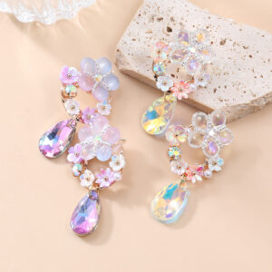 O1CN01UAzOjT2II3GuMEWxb_2473019262-0-cib Wholesale Colorful Flower Bohemian Style Earrings