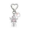 Wholesale Smile Guardian Angel Jewelry Zircon Love Keychain