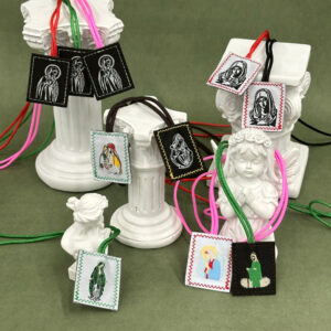 Wholesale Vintage Saint Cloth Pendant, Catholic Scapular, Saint Cloth Epaulettes, Cross-border Jewelry