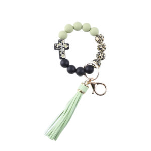 Leopard print - light green